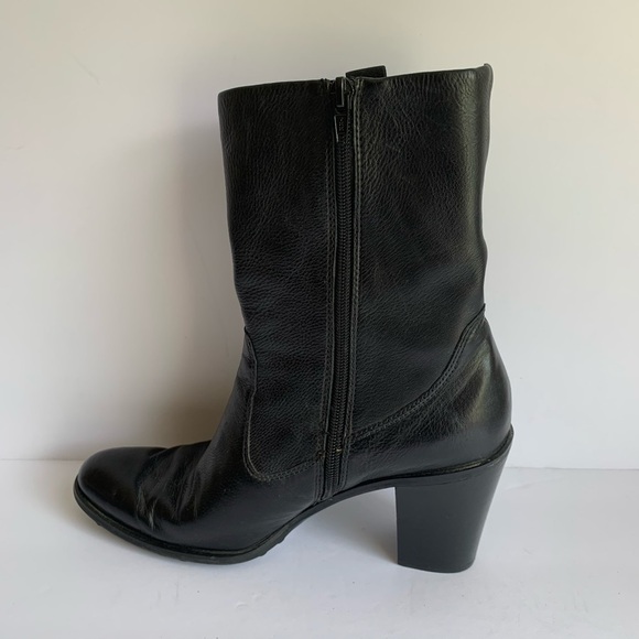 Enzo Angiolini earowena black leather boots size 8.5 - Picture 8 of 14